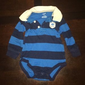 Long sleeved onesie.